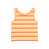 the new society guido stripe top orange