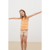 the new society guido stripe top orange