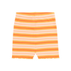 the new society guido stripe shorts orange