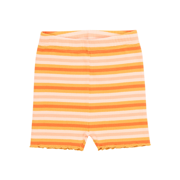 the new society guido stripe shorts orange