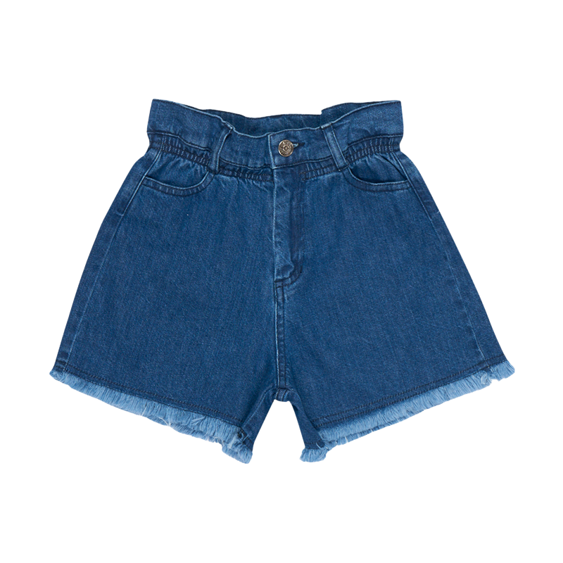 the new society allegria shorts blue denim