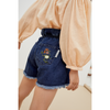 the new society allegria shorts blue denim