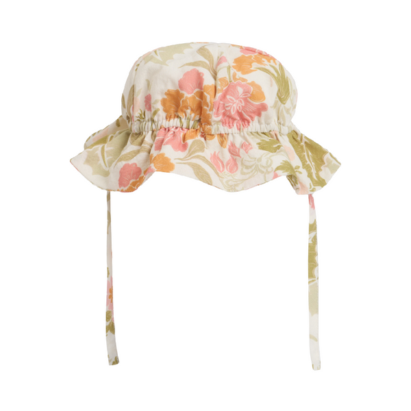 the new society rafaella baby hat peach