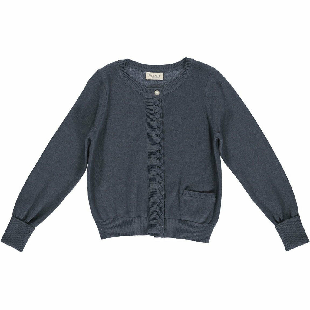 marmar copenhagen new spring summer girls collection tilianna cardigan shaded blue - free fast shipping on all orders over $99 from kodomo