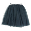 bonheur du jour tutu skirt blue, girls tulle skirts with pompoms