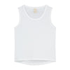 gray label tank top white