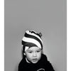 nununu striped hat black - kodomo hats - children's clothing in boston, nununu - bobo choses, atsuyo et akiko, belle enfant, mamma couture, moi, my little cozmo, nico nico