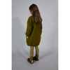 gray label dropped shoulder dress olive green