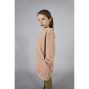 gray label dropped shoulder dress rustic clay