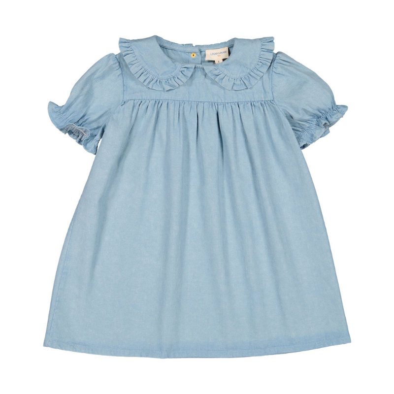louis louise twiggy dress chambray