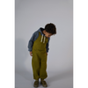 gray label dungaree suit olive green