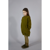 gray label dropped shoulder dress olive green
