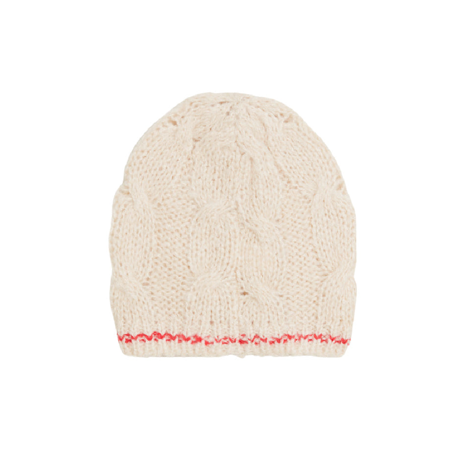 We love a good scarf and beanie combo. That's why GIPHA is the ideal companion for our AING scarf. Crafted in soft acrylic, mohair, and wool blend and featuring an eye-catching cable knit, it's the classic not so classic she'll love to wear all season long.