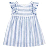 tartine et chocolate baby dress blue stripes