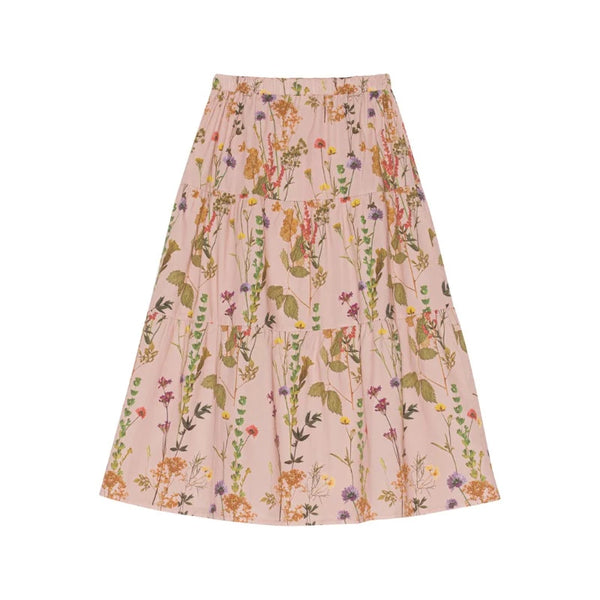 christina rohde floral skirt blush