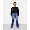les coyotes de paris bique logo collar pullover black