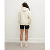 les coyotes de paris len oversized hooded sweatshirt cream