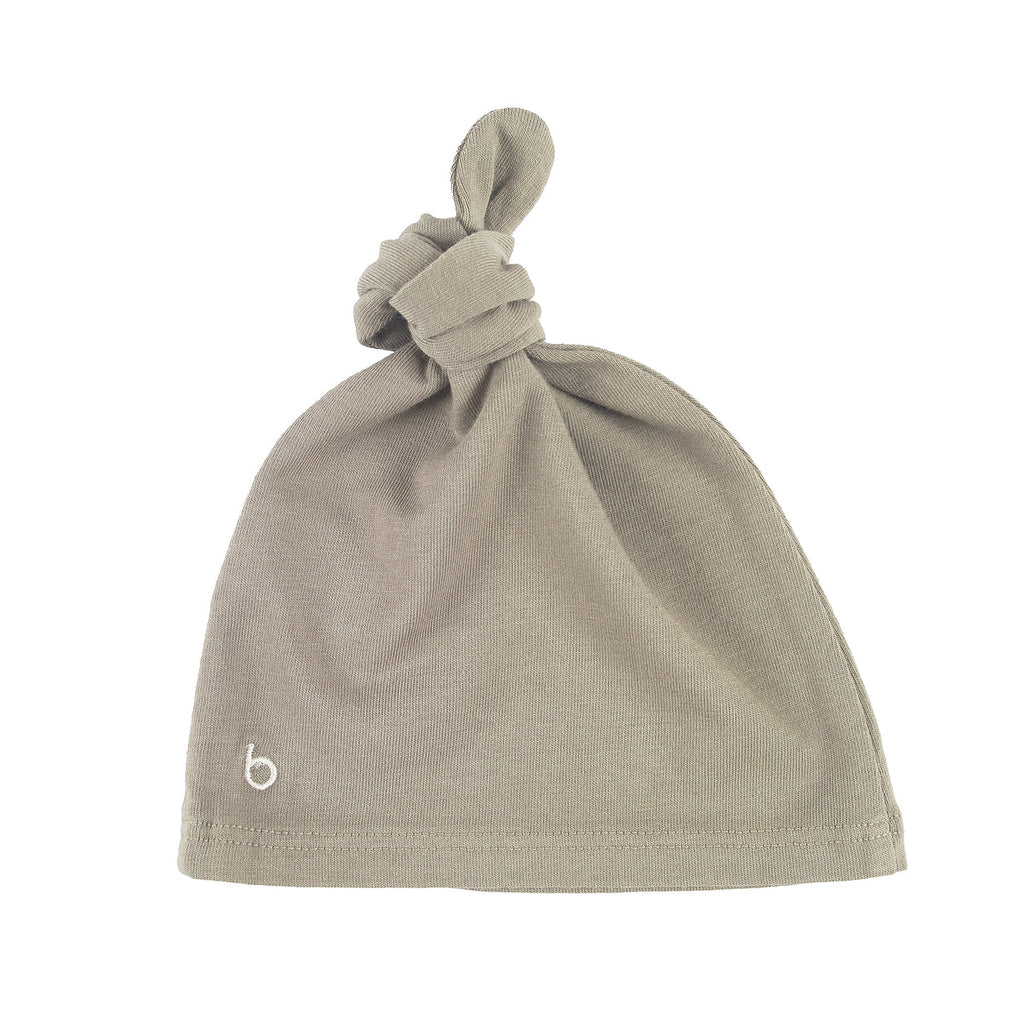 bacabuche baby knotted beanie eucalyptus