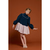 the middle daughter comfort zone dress ink blue/lavender bath