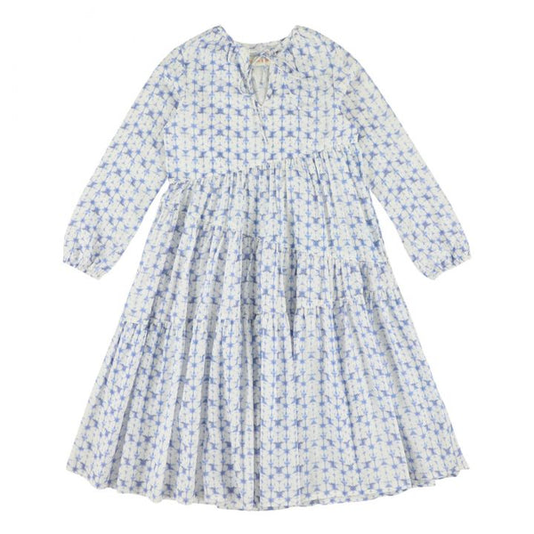 simple kids japan dress blue