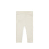 bonton knit baby leggings cream