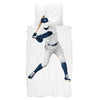 snurk baseball duvet cover set, children's bedding