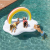 funboy rainbow pool and beach float