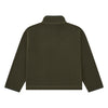 hundred pieces zipped fleece sweatshirt khaki