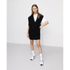 les coyotes de paris ted knitted vest dress black