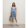 les coyotes de paris selin light denim skirt