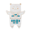 milin mr teddy bear wooden lacing toy