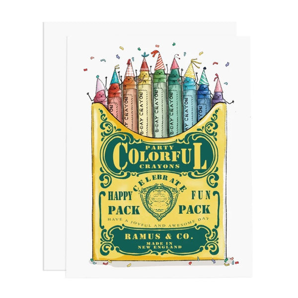 ramus & co. party crayons card