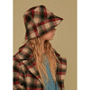 kids on the moon ruby plaid hat, children accessories, bucket hat flannel