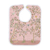 atelier choux large bib in bloom pink