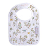 atelier choux satin bib in bloom blue