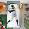 snurk baseball duvet cover set, children's bedding