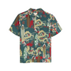 bellerose arn dragon shirt green/red