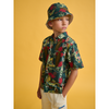 bellerose arn dragon shirt green/red