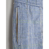 bellerose pawl check shorts blue