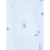 bellerose gulian shirt combo blue