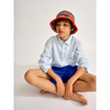 bellerose gulian shirt combo blue