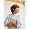bellerose gulian shirt combo blue