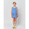 bobo choses sail rope all over woven skirt shorts blue