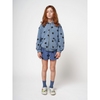 bobo choses poma hooded sweatshirt blue