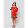 bobo choses sea flower all over woven skirt red