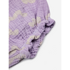 bobo choses waves all over woven ruffle baby bloomer purple