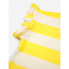 bobo choses stripes ruffle t-shirt yellow