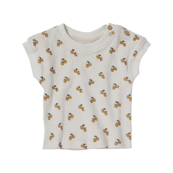 bonheur du jour tutti baby tee shirt peaches