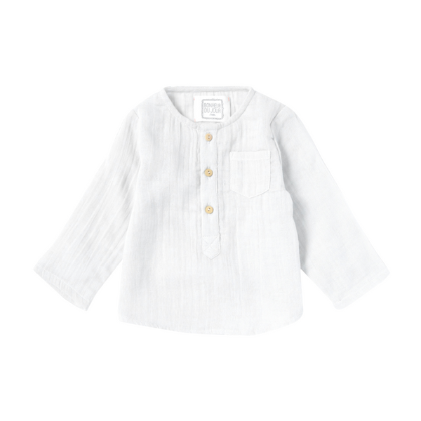 bonheur du jour elliott shirt white