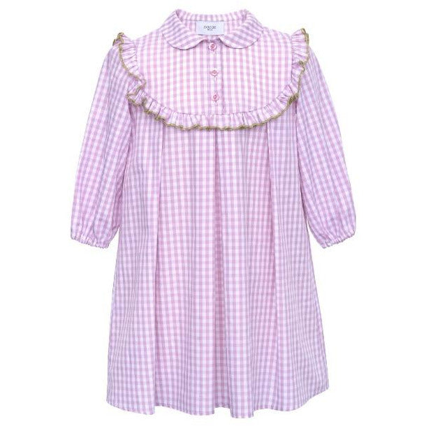 paade mode dress cleo violet, girl's collared cotton dresses